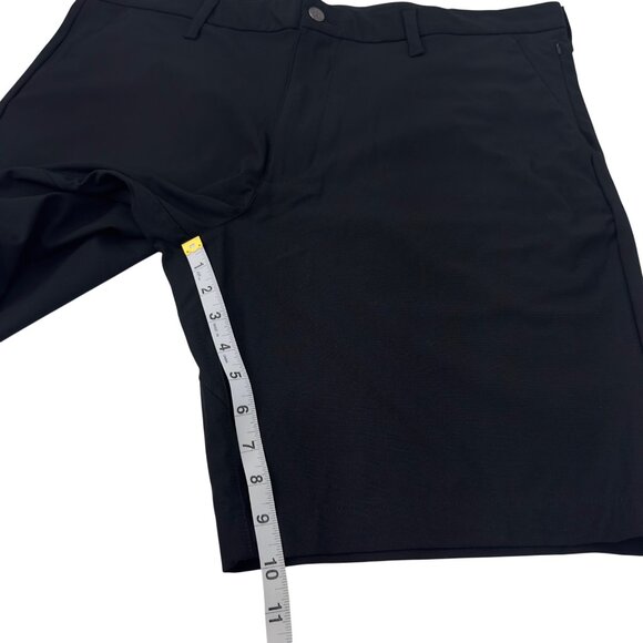 SwissTech Mens Black Flat Front Sport Golf Shorts Size 38 Polyester - Picture 7 of 10